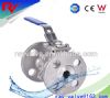 2-pc ball valve flanged end pn 16